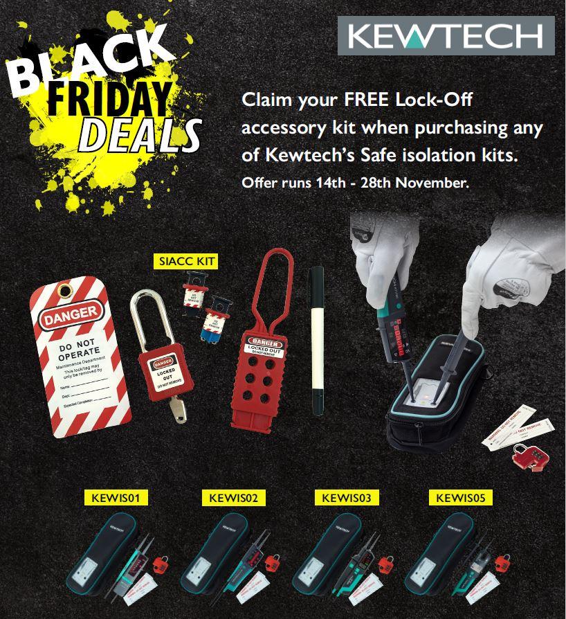 Kewtech Black Friday Safe Isolation Kit offer